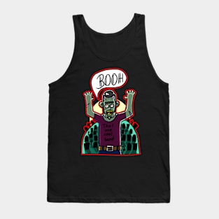 Booh Boo Monster Halloween Ghoul Zombie Spooky Tank Top